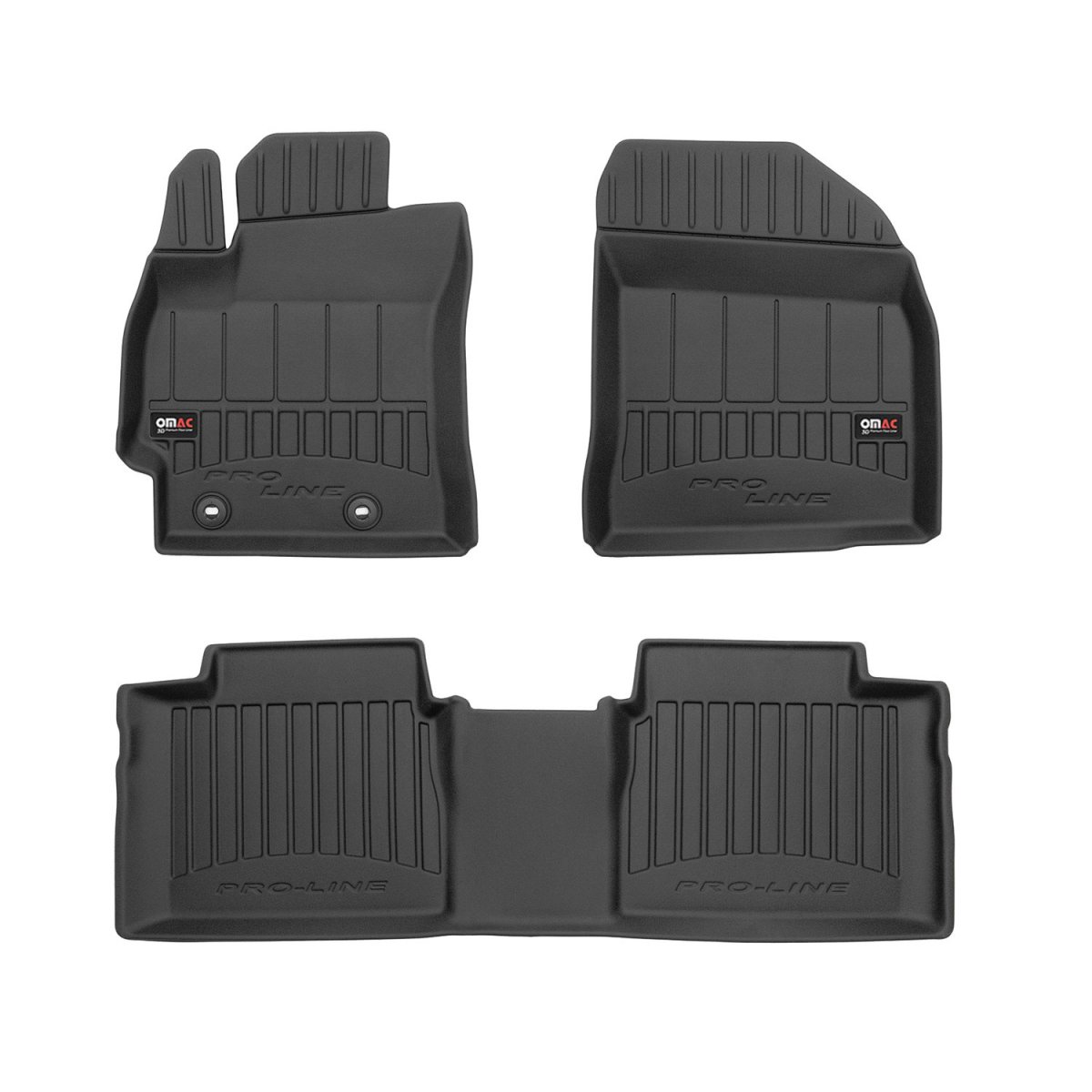 Toyota Corolla Floor Mat - Omac - Premium TPE - Black - '14-'19